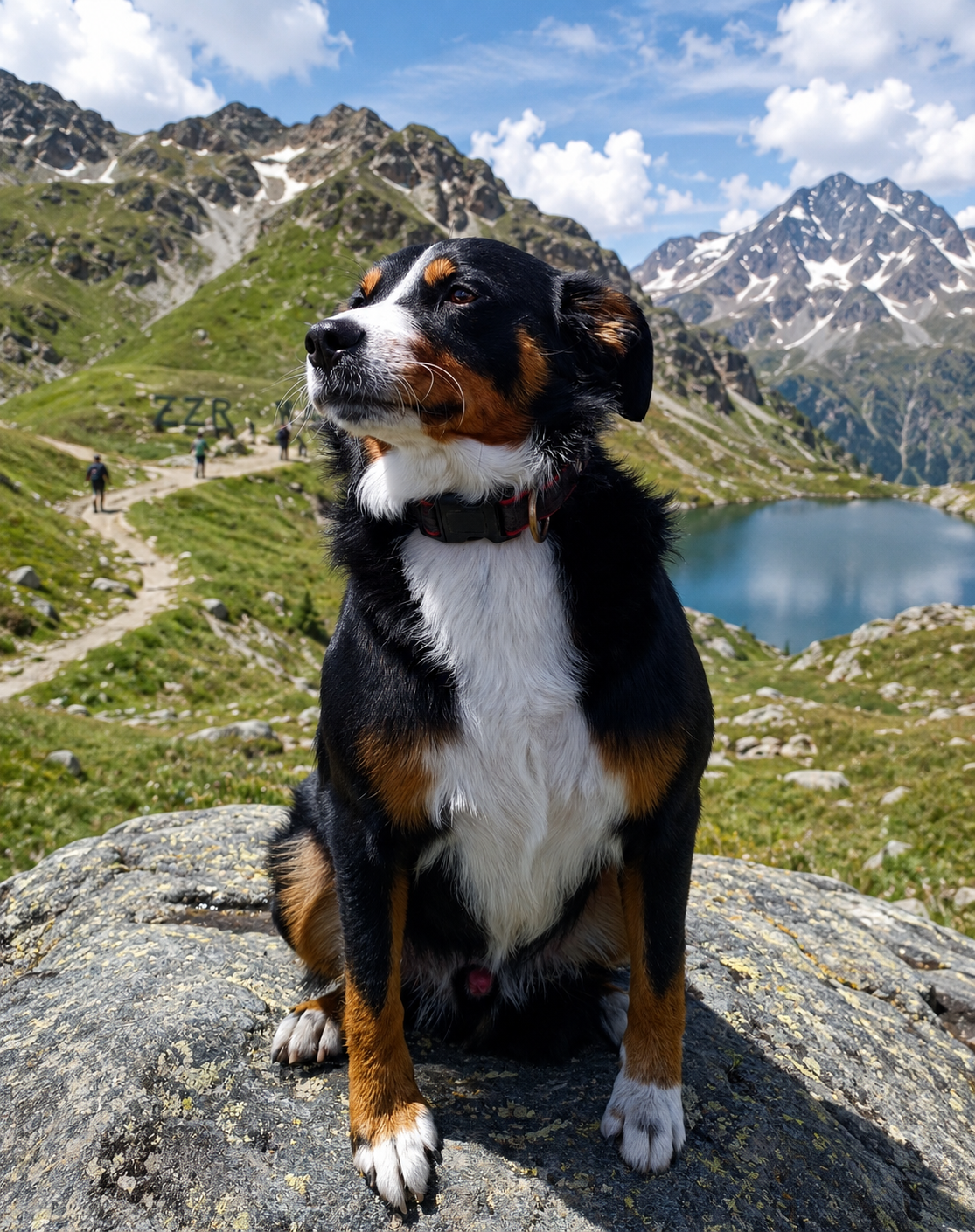 Benji resting during life aboard the PRANIS project